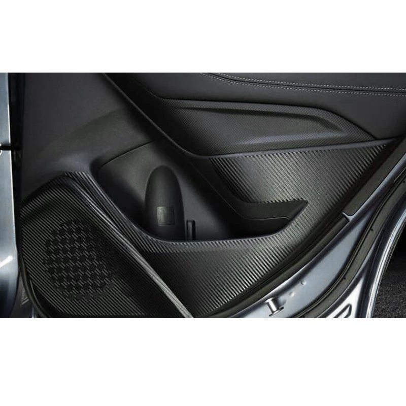 4ks/Set Dveře Auta, Anti-Kick Samolepky Auto Krytí Interiéru Příslušenství New Carbon Fiber Nálepka pro Subaru Forester3