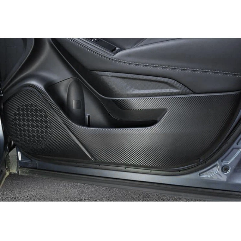 4ks/Set Dveře Auta, Anti-Kick Samolepky Auto Krytí Interiéru Příslušenství New Carbon Fiber Nálepka pro Subaru Forester4