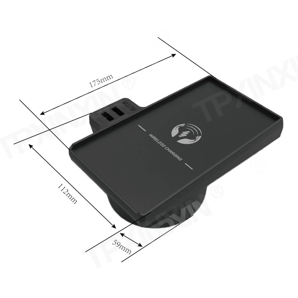Autem QI Bezdrátová Nabíječka Pro BMW X5 X6 2015 -2018 Inteligentní Infračervené Rychlé Bezdrátové Nabíjení Auto Telefon Držák Pro Iphone Samsung2
