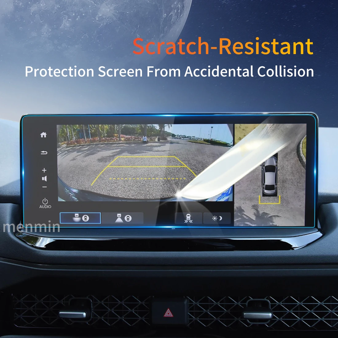 Auto Samolepka Screen Protector Carplay Pro HONDA Accord 2023 Zobrazení Tvrzeného Skla, Ochranný Film, Navigace, Auto Příslušenství1