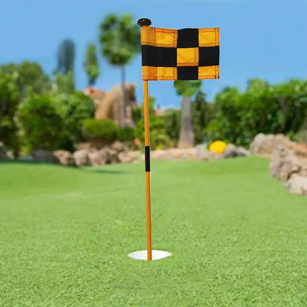 Golf Stožár Odnímatelné Multifunkční Dvorku Praxi Golfové Hole Pól Pohár Vlajky Stick Pro Golf Lover Флагшток Для Гольфа0
