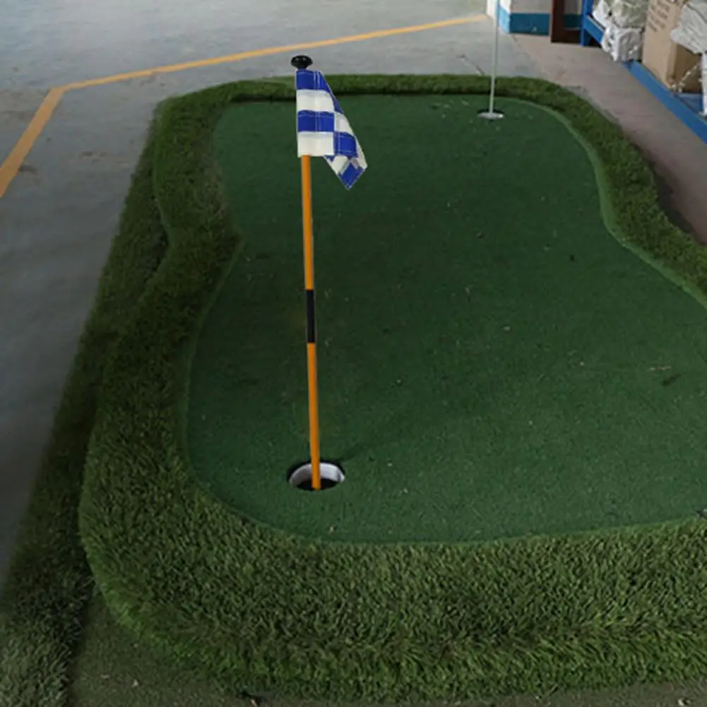 Golf Stožár Odnímatelné Multifunkční Dvorku Praxi Golfové Hole Pól Pohár Vlajky Stick Pro Golf Lover Флагшток Для Гольфа1