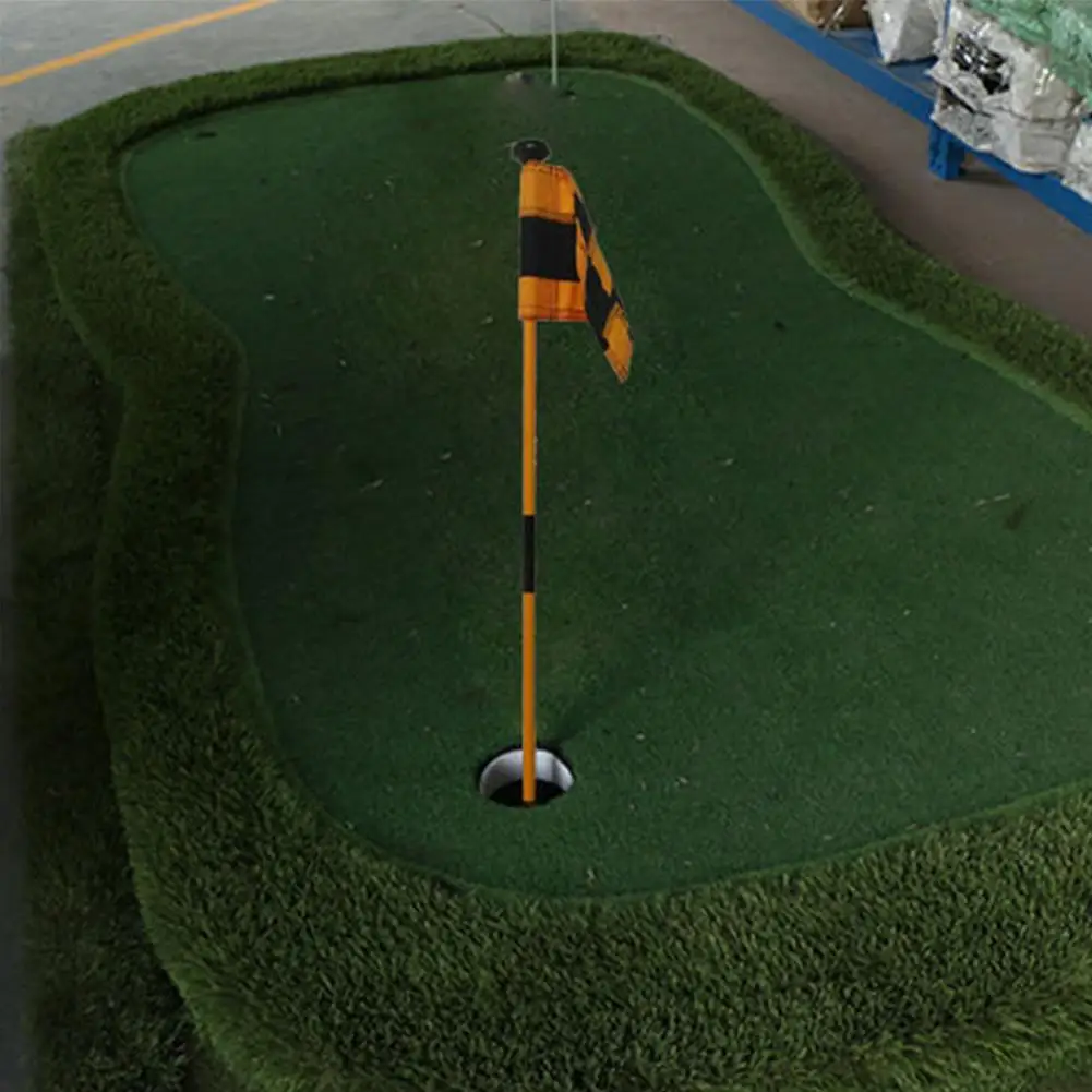Golf Stožár Odnímatelné Multifunkční Dvorku Praxi Golfové Hole Pól Pohár Vlajky Stick Pro Golf Lover Флагшток Для Гольфа2