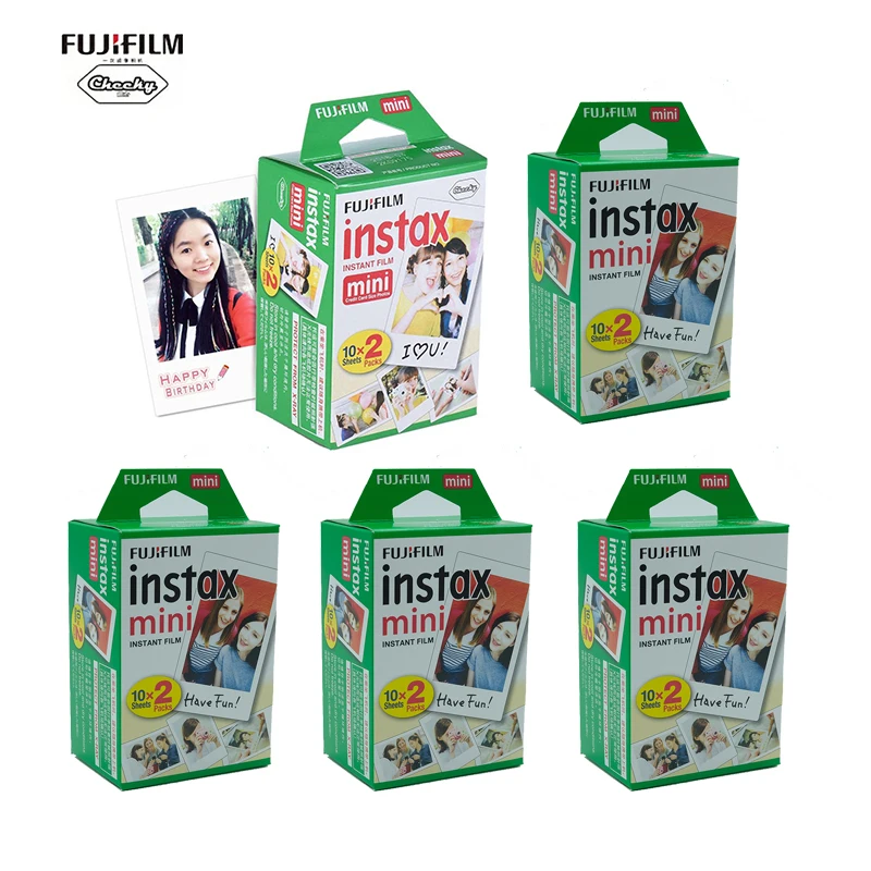 Nové Originální 100 Listů Fujifilm Instax Mini 11 Filmů Bílá 3 Palce Pro Instant Camera 7+ 8 9 25 40 70 90 lomo odkaz Fotografický Papír2