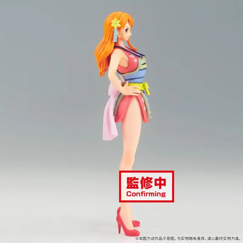 Skladem Anime Obrázek Původní 16Cm Bandai Banpresto One Piece DXF Nami Scenérie Model Hračky Sbírat Desktop Dekorace1