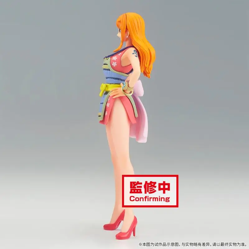 Skladem Anime Obrázek Původní 16Cm Bandai Banpresto One Piece DXF Nami Scenérie Model Hračky Sbírat Desktop Dekorace2