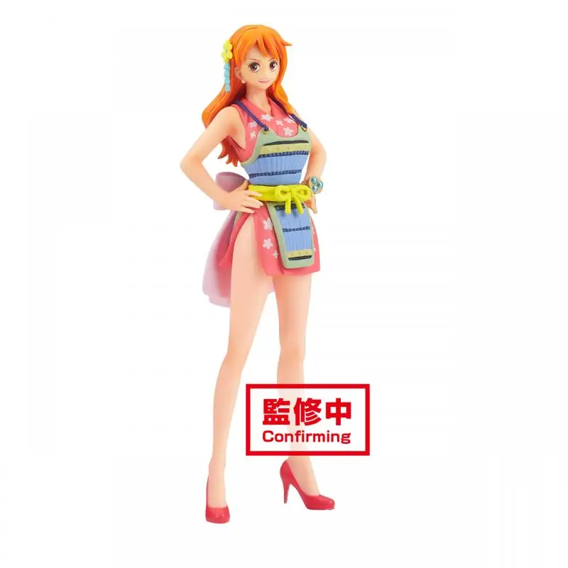 Skladem Anime Obrázek Původní 16Cm Bandai Banpresto One Piece DXF Nami Scenérie Model Hračky Sbírat Desktop Dekorace5