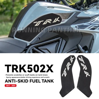 Motocykl Tankpad anti-slip tank Pad nálepky ochranné BOČNÍ NÁDRŽE Trakční PODLOŽKY Pad Fit Pro Benelli TRK502X TRK 502 X 2017 -
