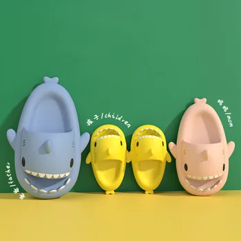 Letní Žralok dětské Pantofle Domácí EVA Non-slip Měkké Dno Dětské Sandály Chlapci A Dívky, Vtipné Sandály