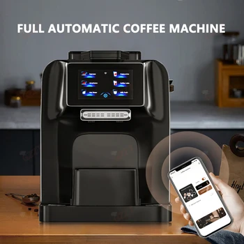 GZZT Plně Automatický Kávovar Elektronické Chlazení Čerstvého Mléka Tank PID regulace Teploty: Bezdrátové Ovládání Mobilního Telefonu