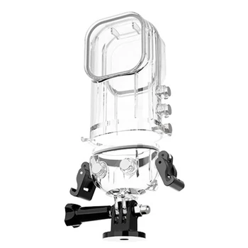 1 KS Potápění Případě 50 Metrů Panoramatické Kamery Ochranné Pouzdro Transparentní Plast Pro Insta 360 X3 Vodotěsné Pouzdro