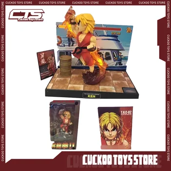 Street Fighter Obrázek Ken, Chunli Akční Figurka S lehkým Hry Anime Mistrů Socha 21cm Pvc Model Kolekce Hraček, Panenky, Dárky