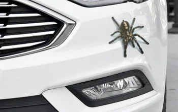 3D Auto Samolepka Zvířata Nárazník Spider Gecko Scorpions Pro Volkswagen VW Tiguan Brouk Polo, Bora T-ROC