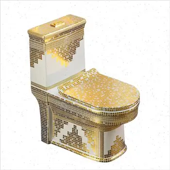 Domácí Čerpání Z Golden Wc Keramické Super Vířící Stylu Toaleta Malém Bytě Deodorant Sedět Wc Koupelna Barvu Sedáku