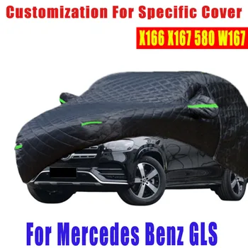 Pro Mercedes-Benz GLS-SUV (X166 X167 580 W167) Krupobití prevence kryt automatická ochrana proti dešti,barva peeling ochranu