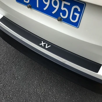 Kufru auta Parapet Protector Carbon Fiber Strip Poškrábání Stráž vodotěsné Samolepky, Obtisky autodoplňky Pro Subaru XV Crosstrek