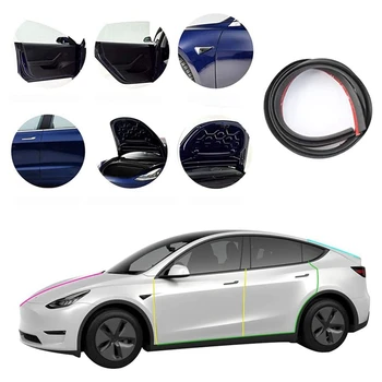 Plné Auto Těsnění Pronájem Těsnění Dveří Strip Kit zvuková izolace zvuková Izolace Počasí Strip Těsnění Pro Tesla Model 3 10ks