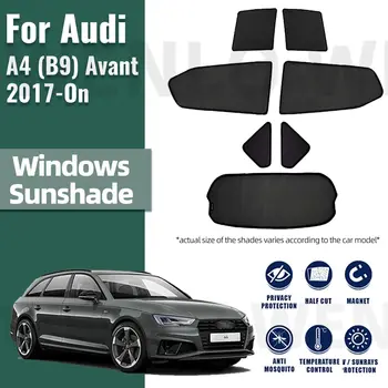 Pro Audi A4 B9 Avant 2017-2023 2024 Auto Slunečník Na Míru Boční Okno, Závěs, Sluneční Clony Odstín Štít Přední Sklo