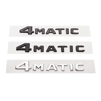 3D ABS, Auto Písmena Zadní Kufr 4Matic Logo Znak Samolepky Odznak Pro Mercedes ML 320 CDI C300 GLK 220 E350 R350 GLA, GLC 300 250