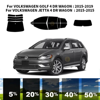 Precut nanoceramics auto UV Okno Odstín Kit Automobilové Okenní Fólie Pro VOLKSWAGEN GOLF 4 DR KOMBI 2015-2019