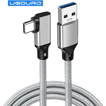 UGOURD Loket USB Typu C Kabel Rychlé Nabíjení & Datový Synchronizační Kabel Pro Mobilní Hry 3A 60W Nabíječka Typ C Pro VR Brýle VR Hry