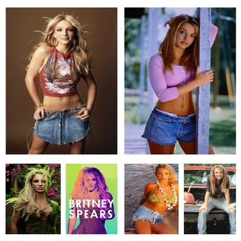 Britney Spears Zpěvačka, Hvězda Tisk Plakátů Malování Ložnice Studium Studiu Obývací Pokoj Wall Art Dekorace