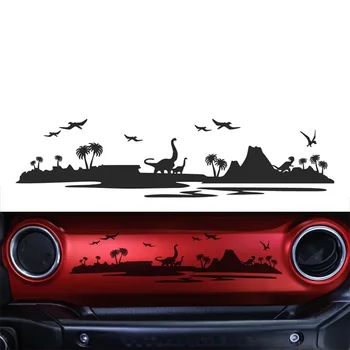 Horské Jezero Palubní desky Odkládací Schránka Vinyl Obtisky Styling Samolepky Pro Jeep Wrangler / Gladiator Vodotěsné Aelf-samolepící Fólie