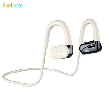 Bezdrátová Sluchátka Bluetooth 5.4 Otevřené Ucho Lehké TOKŮ Sluchátka Vestavěný Mikrofon IPX5 Vodotěsné Pohlcující Premium Sound