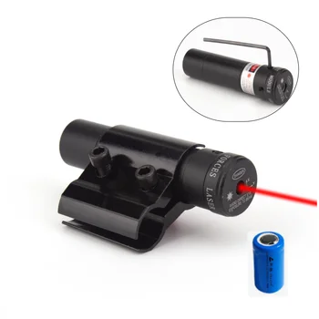 Lov Red Dot Laser Sight Kolimátor pro Glock Puška s 11/20mm Picatinny Rail Mount Barel Mount Baterie Součástí