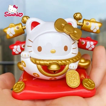 Sanrio Lucky Cat Model Panenky, Figurky, Sklenice Kulomi Cinnamoroll Pochacco Postavu Stůl Dekorace Ornament pro Děti Dárky Hračky