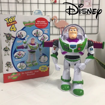 Sexy Disney Toy Story 4 Juguete Woody Buzz Rakeťák Hudba/světla, S Křídly Panenka Akční Obrázek Hračky Pro Děti, Dárek k Narozeninám S03